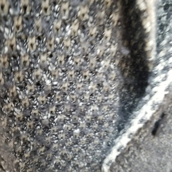 Anthropologie HWR Chunky Knit Long Cardigan Pockets Grey S - Picture 7 of 10